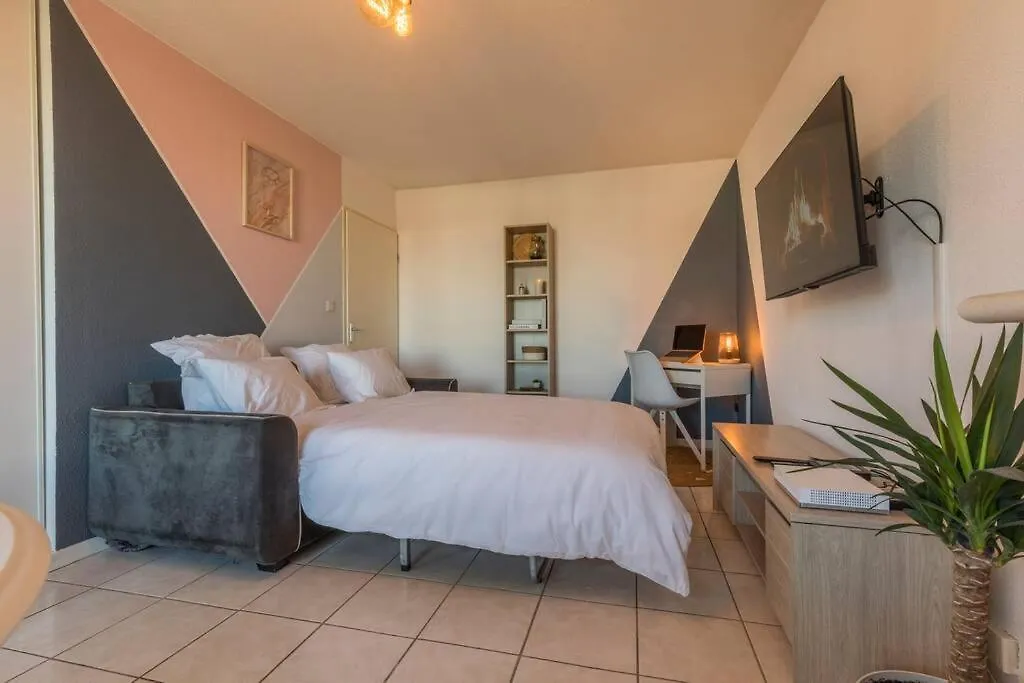 Splendid T2 Piscine En Ete Avec Terrasse, Airbus Et Aeroport Apartman Toulouse