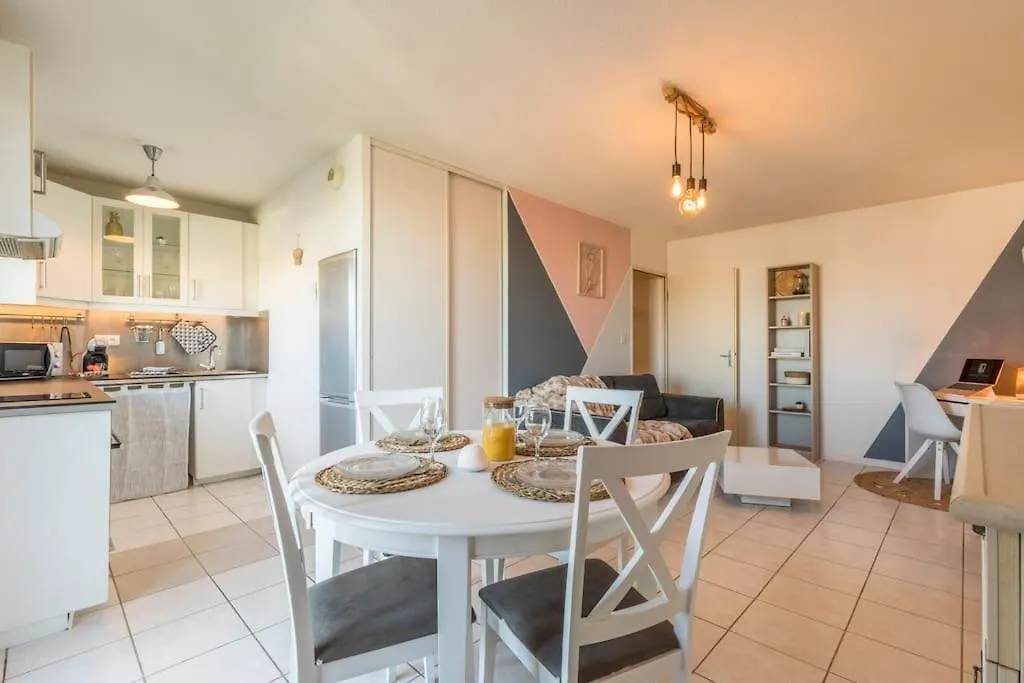 Splendid T2 Piscine En Ete Avec Terrasse, Airbus Et Aeroport Apartman Toulouse Franciaország